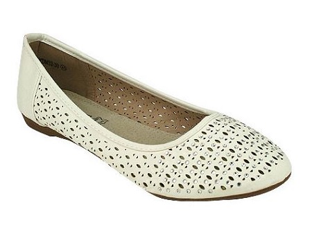 ballerines tendances blanches