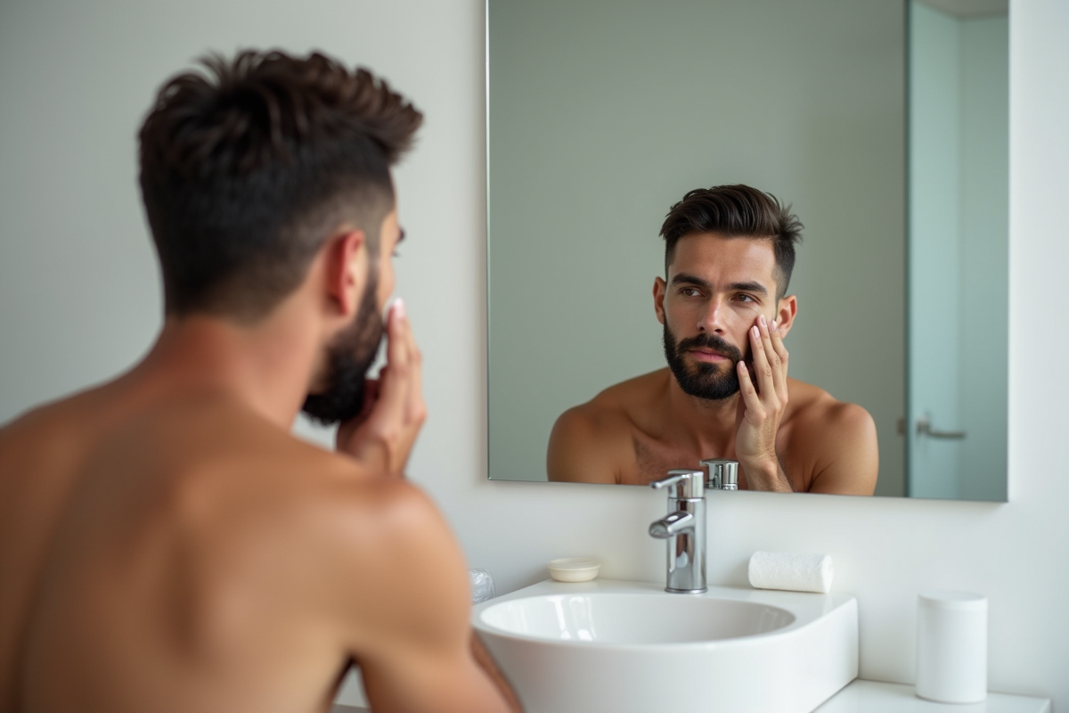 visage masculin