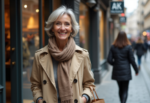 Magasin le plus connu : découvrir la boutique incontournable près de chez vous Femme souriante sortant d'une boutique urbaine avec sac en main