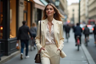 sac à main Louis Vuitton élégant sur fond coloré